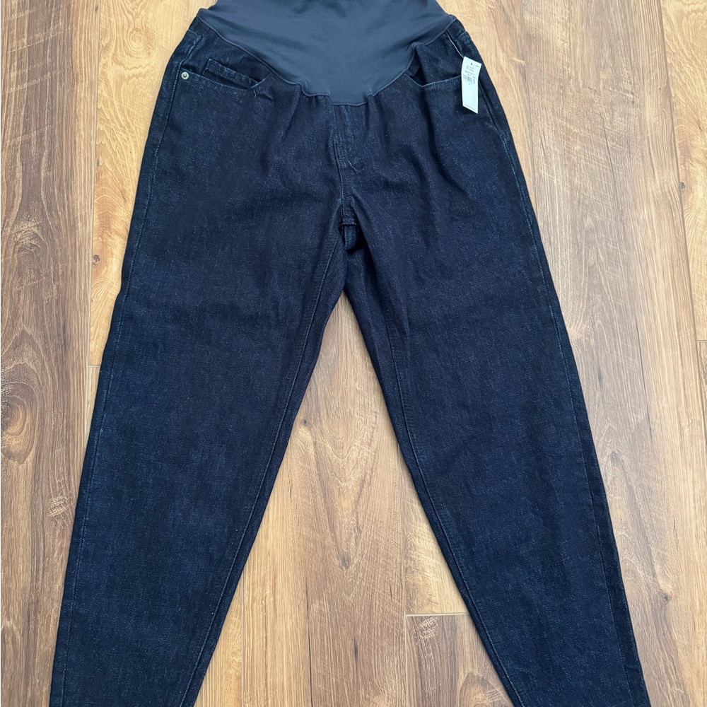 Women's Dark Blue Maternity Jeans